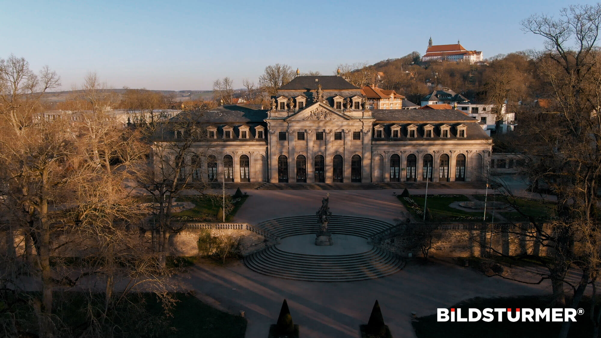 Luftaufnahmen Drohnenaufnahme Fulda Stadt Corona
