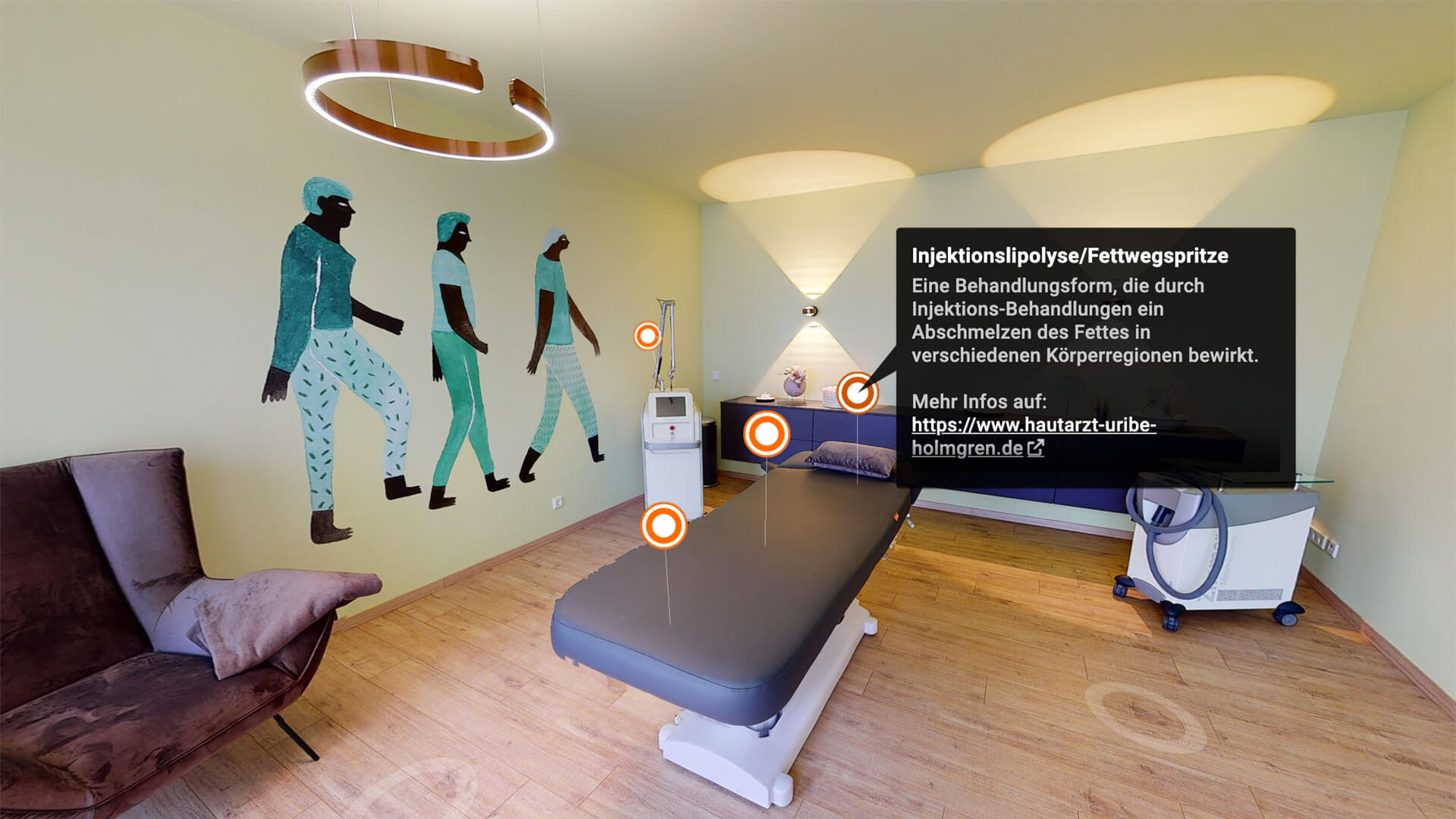 3D Scan 360 Grad Virtuelle Tour Praxis Uribe Fulda