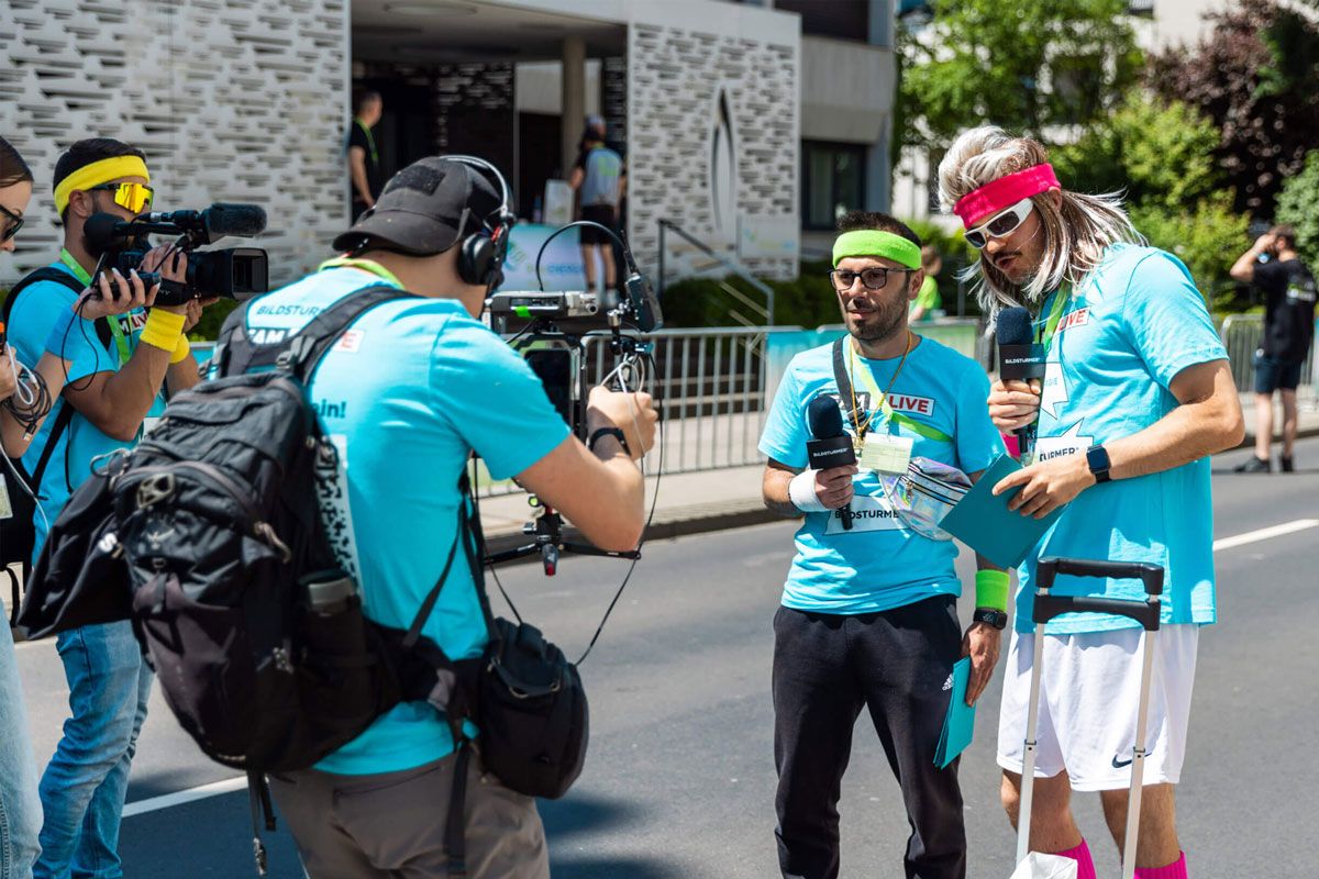 RhönEnergie Challenge Lauf Moderation Bildstürmer Eventfilm
