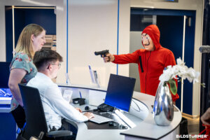 Recruiting Werbefilm Banküberfall Volksbank Making-Of