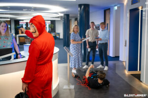 Recruiting Werbefilm Banküberfall Volksbank Making-Of