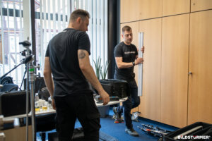 Recruiting Werbefilm Banküberfall Volksbank Making-Of